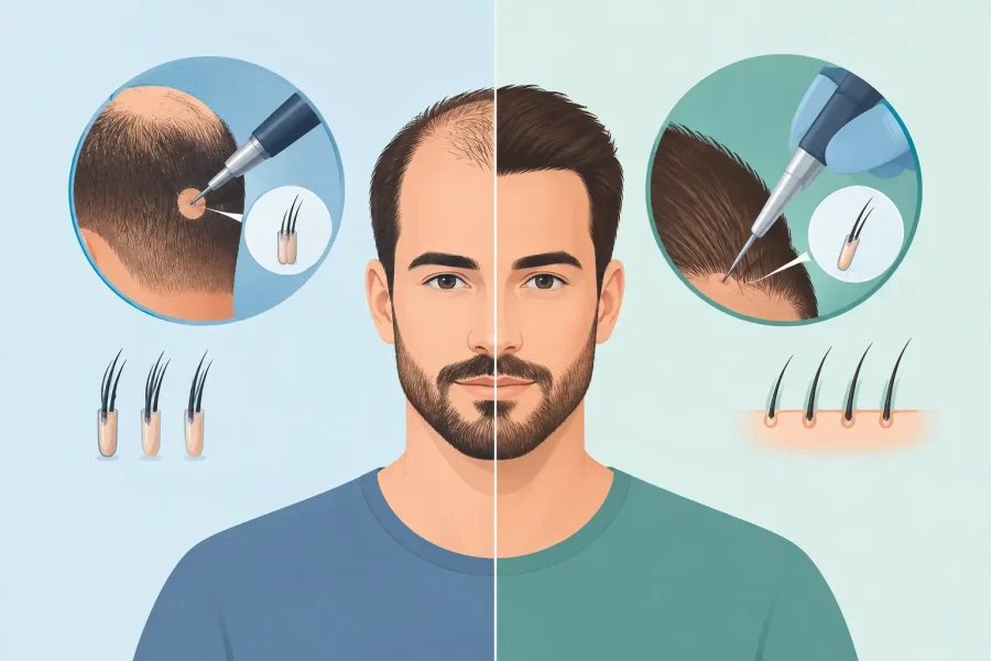 FUE Versus DHI Methods: Which Is Right?