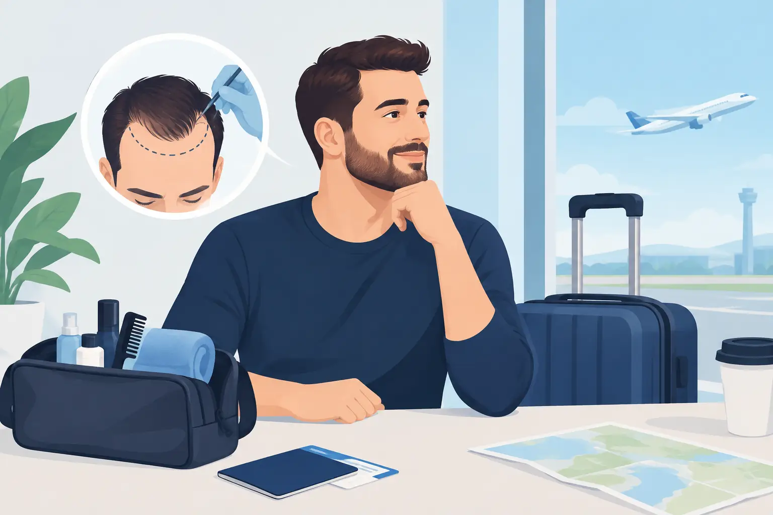 Hair Transplant Preparation Before You Travel