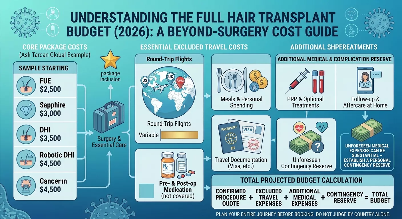 Hair Transplant Cost in Turkey 2026 8 What Additional Expenses Should Be Considered